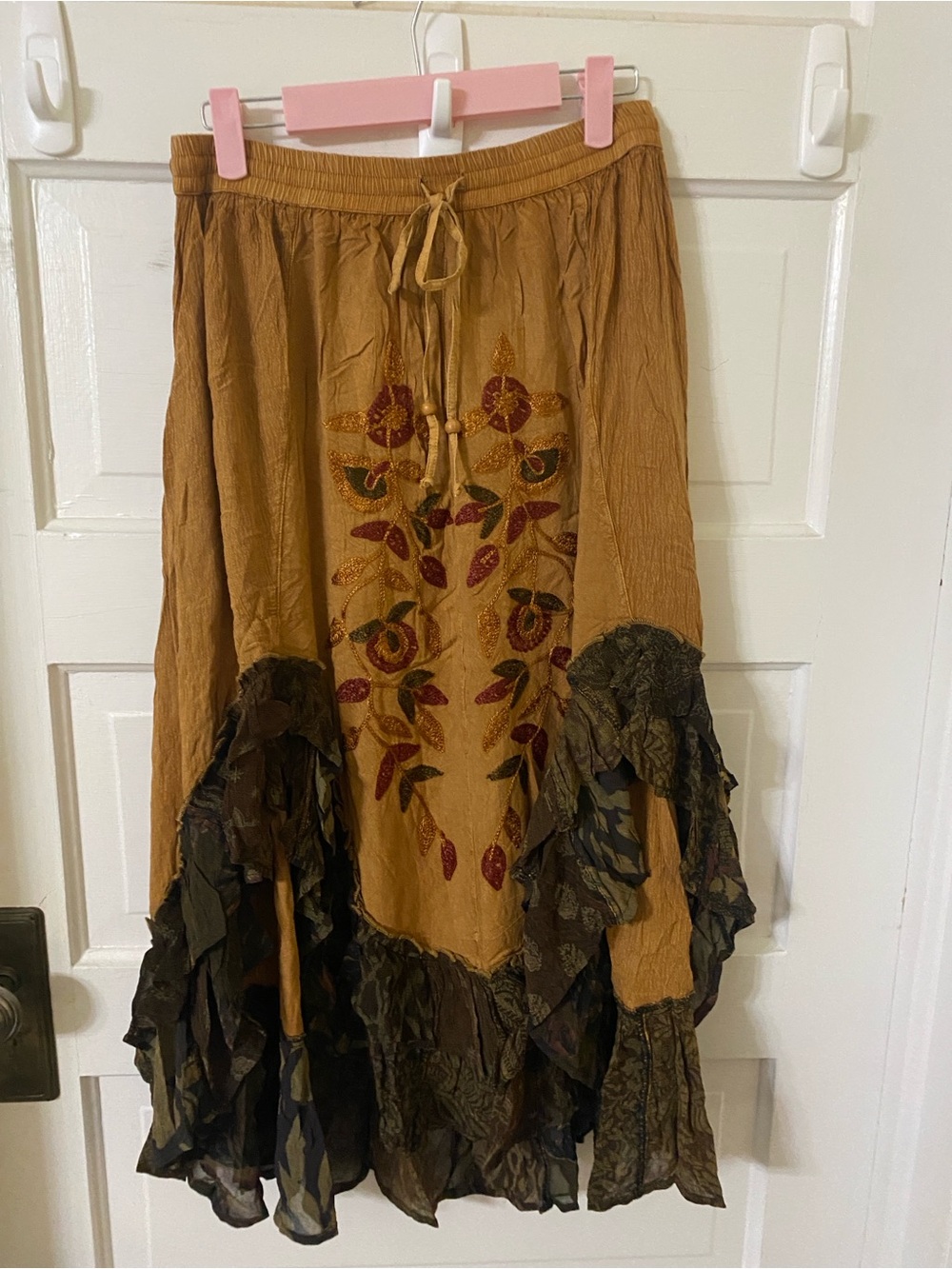 NWT Young Threads Bohemian Floral High-Low Skirt - Size Medium - Picture 8 of 8